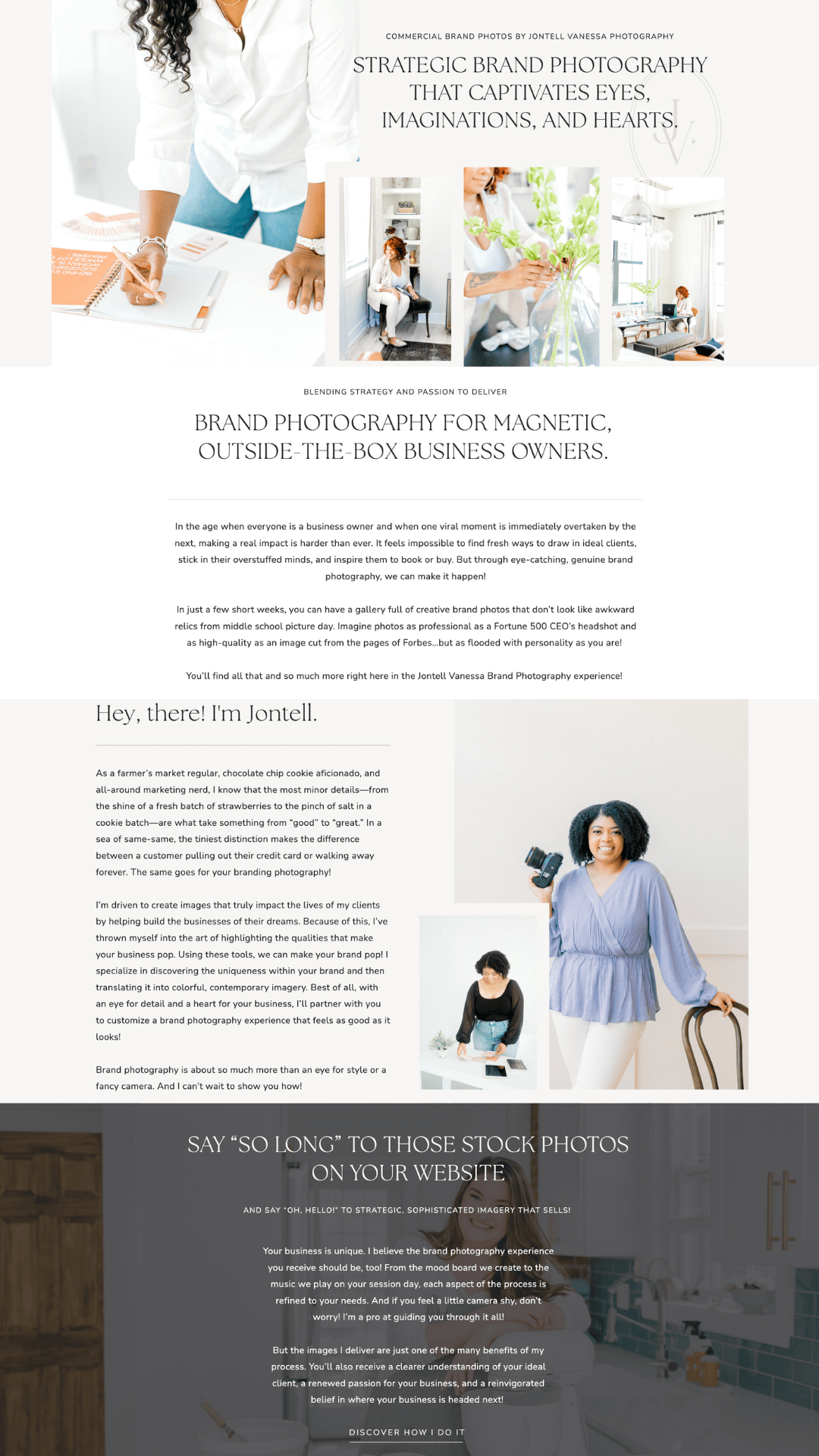 Jontell Vanessa Website Portfolio Image for The Write Lens