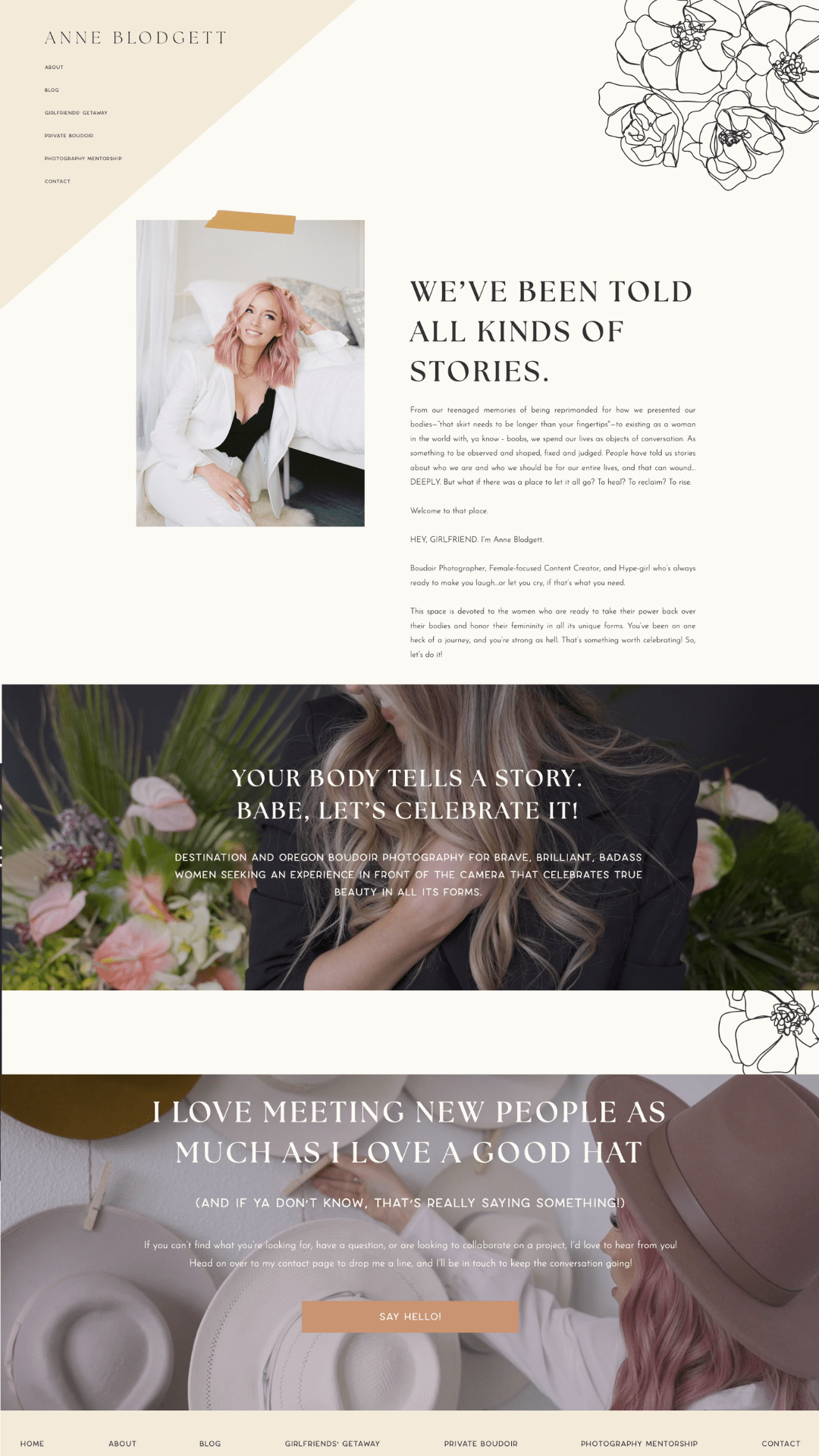Anne Blodgett preview for The Write Lens Portfolio