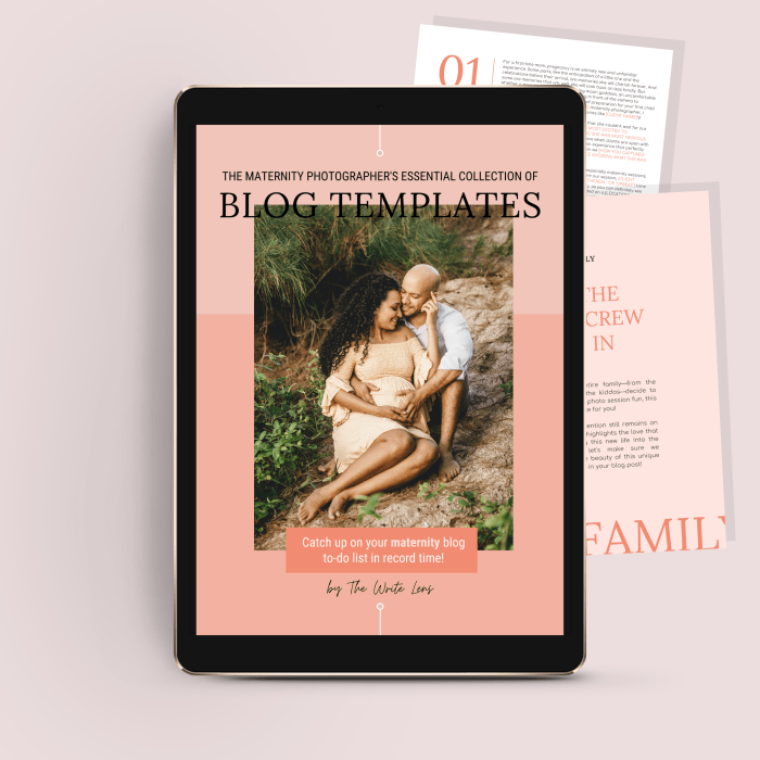 The Maternity Photographer’s Essential Collection of Blog Post Templates